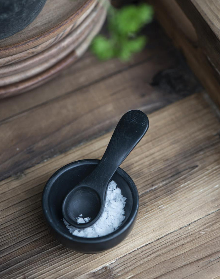 Salt Spoon - Black