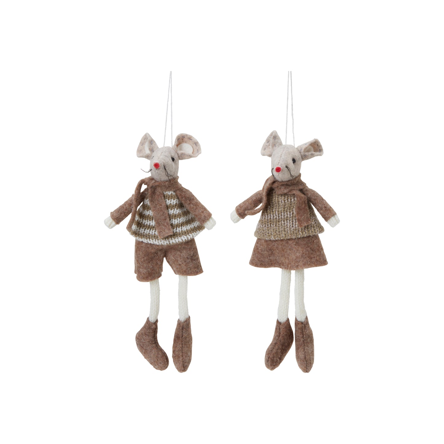 Sally Mouse - Brown/Beige