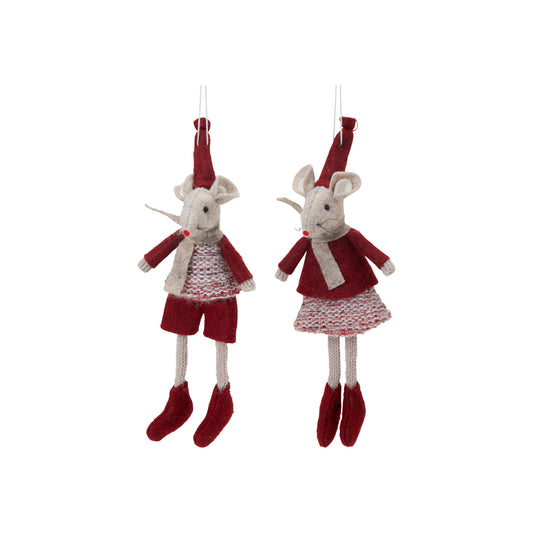 Sixten Mouse - Red/Beige