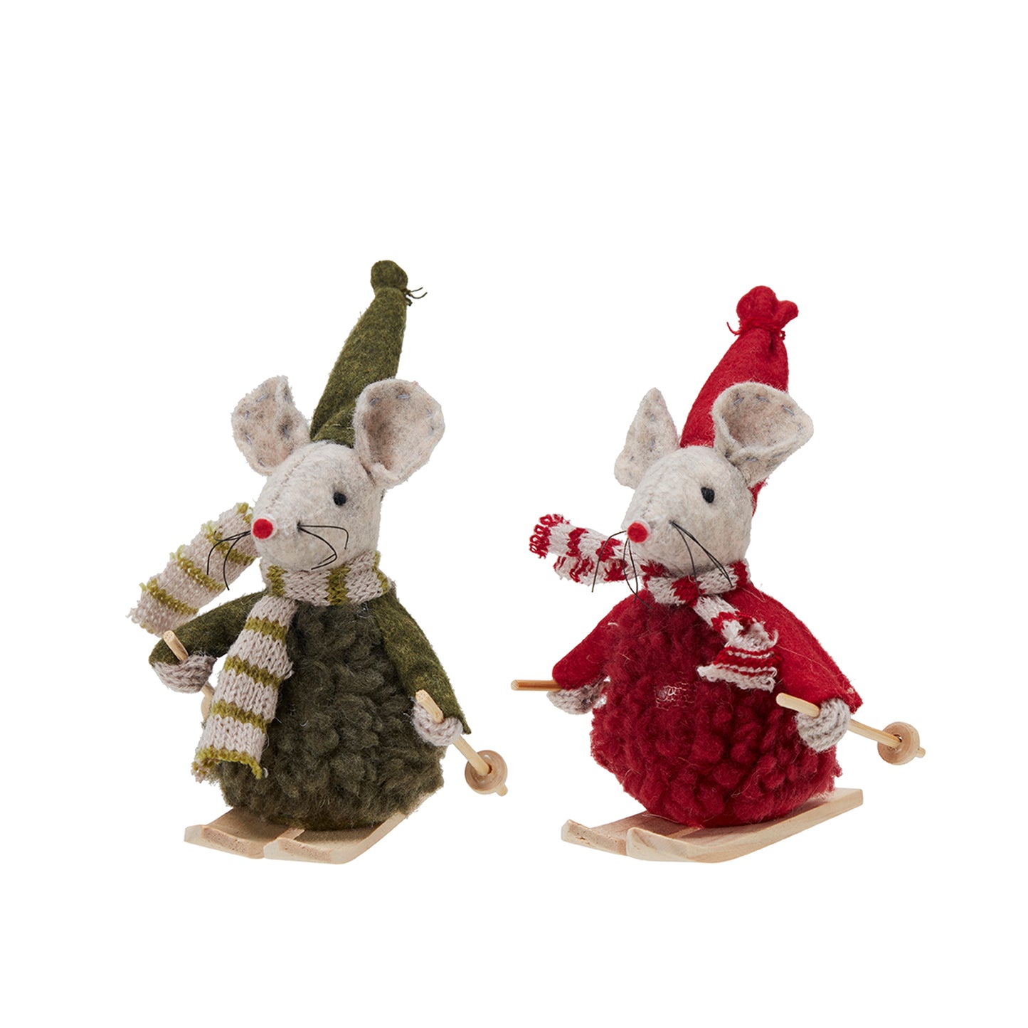 Mouse on Skis - Red
