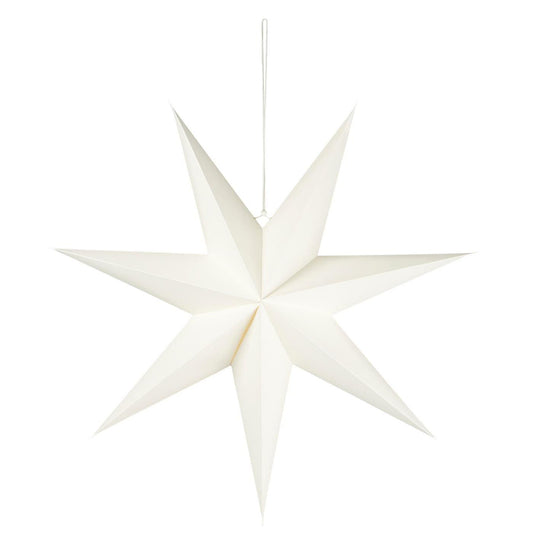 7 Point Paper Star - White