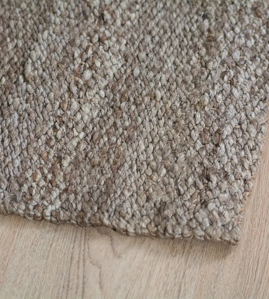 Naset Silver Natural Walkway Runner Mat - 80 x 200cm
