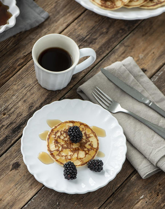 Mynte Breakfast Plate - White