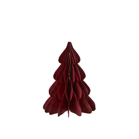 Decorative Paper Tree - Burgundy, 20 x 15cm.