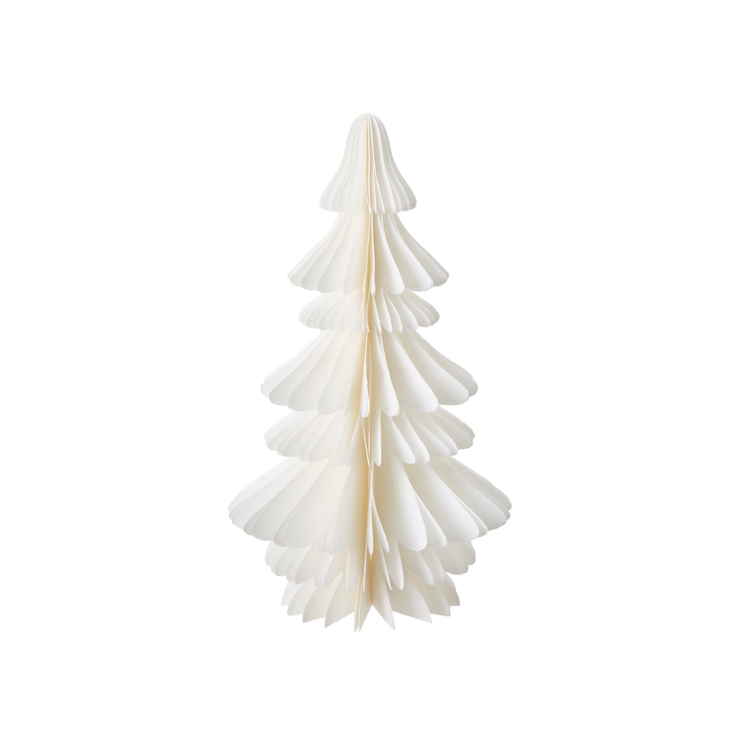 Decorative Paper Tree - White, 30 x 17cm.