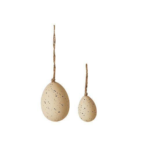 Hanging Easter Eggs Set - Large Bag, Beige