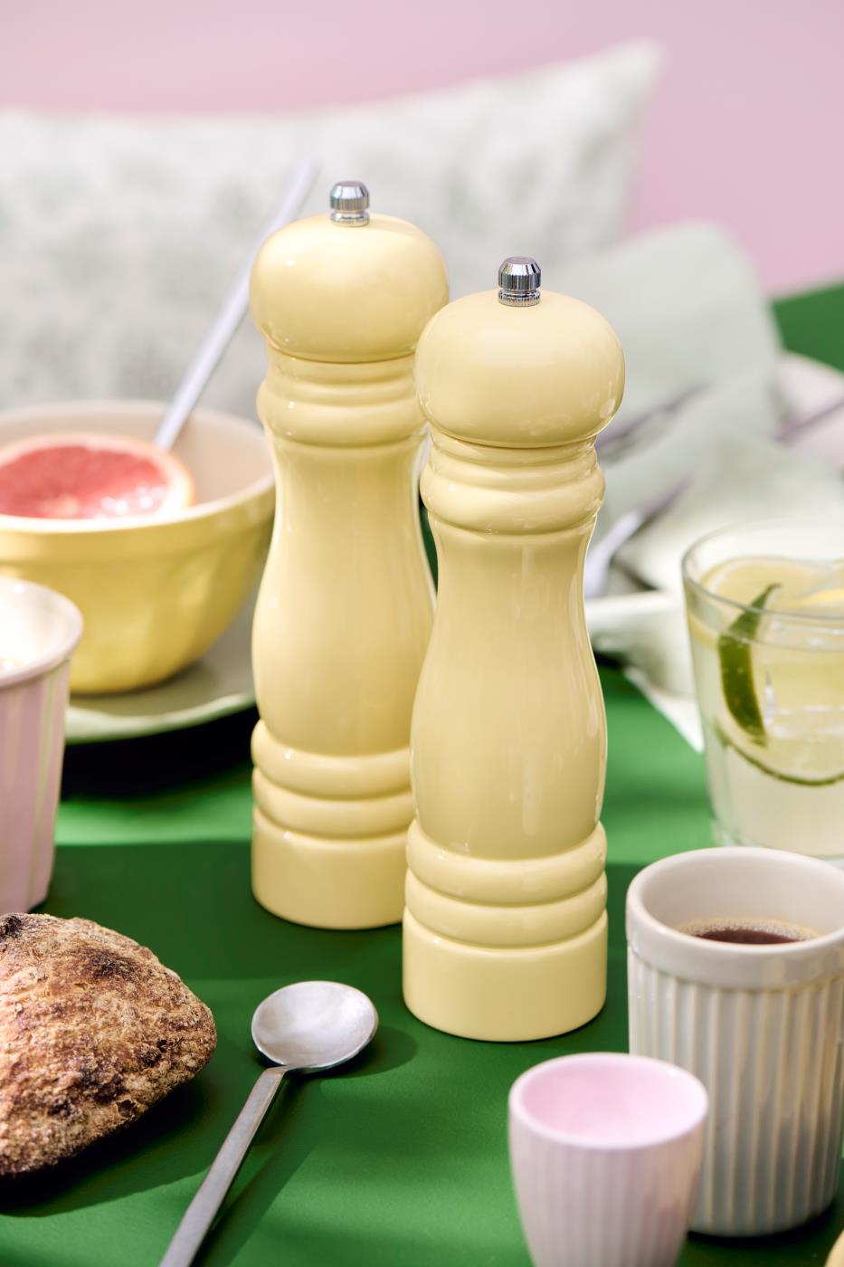 Mynt Salt and Pepper Grinders - Yellow **Sold individually** $26 each