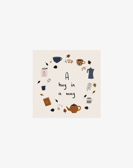 A Hug In A Mug Paper Napkins
