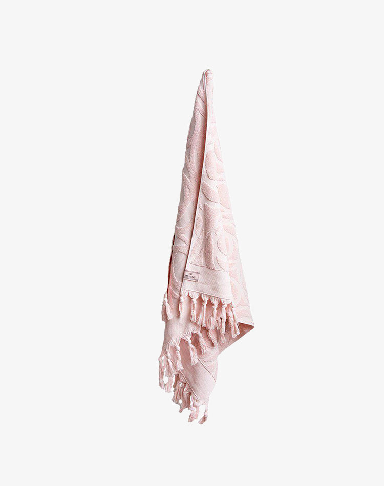 Floe Bath Towel - 140 x 70cm, Pink