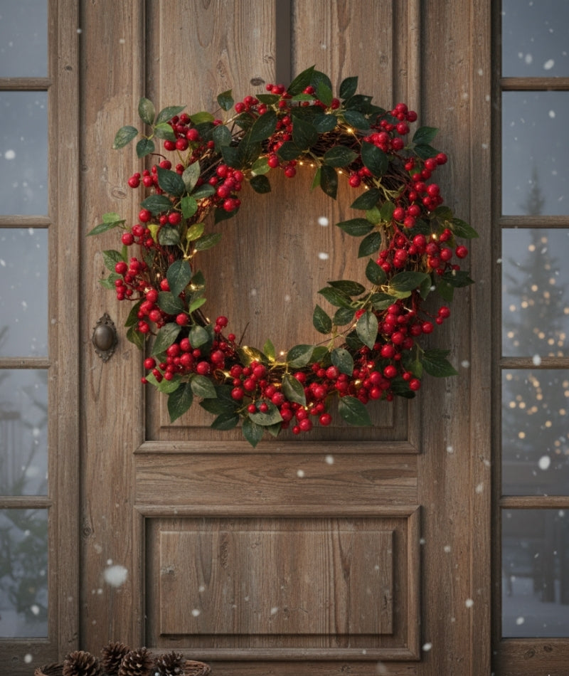 Berry Leaf Wreath