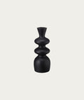 Abha Candlestick Holder - Large, Black