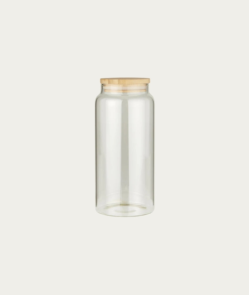 Storage Jar with Bamboo Lid - Medium