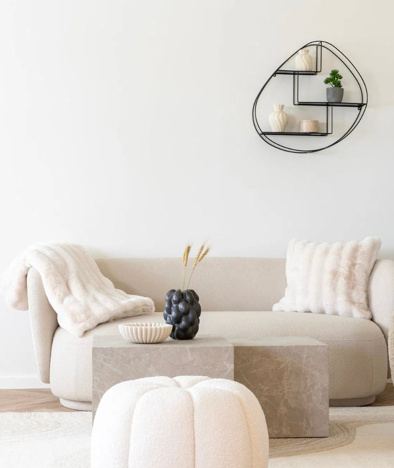 Galena Plaid - White 130 x 180 cm