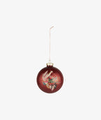 Christmas Bauble with Parrot Motifs