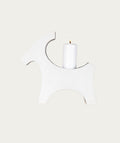 Candle Goat - Ceramic Stand For Candles - White