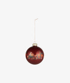 Christmas Bauble with Parrot Motifs