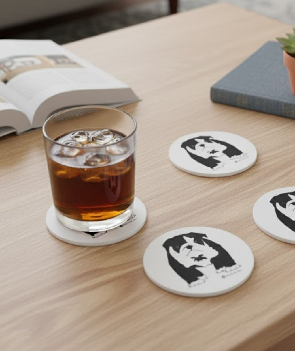Martha Coasters 4-pack