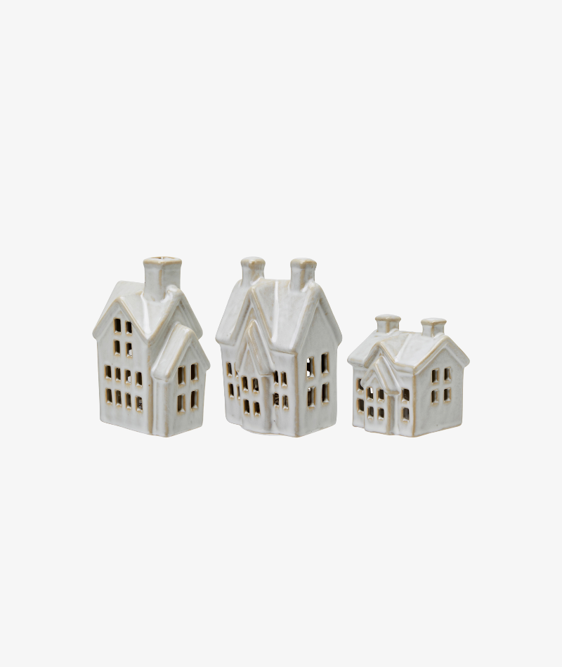 LED Houses - Set of 3