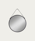 Trapani Round Mirror – Black | 60 cm