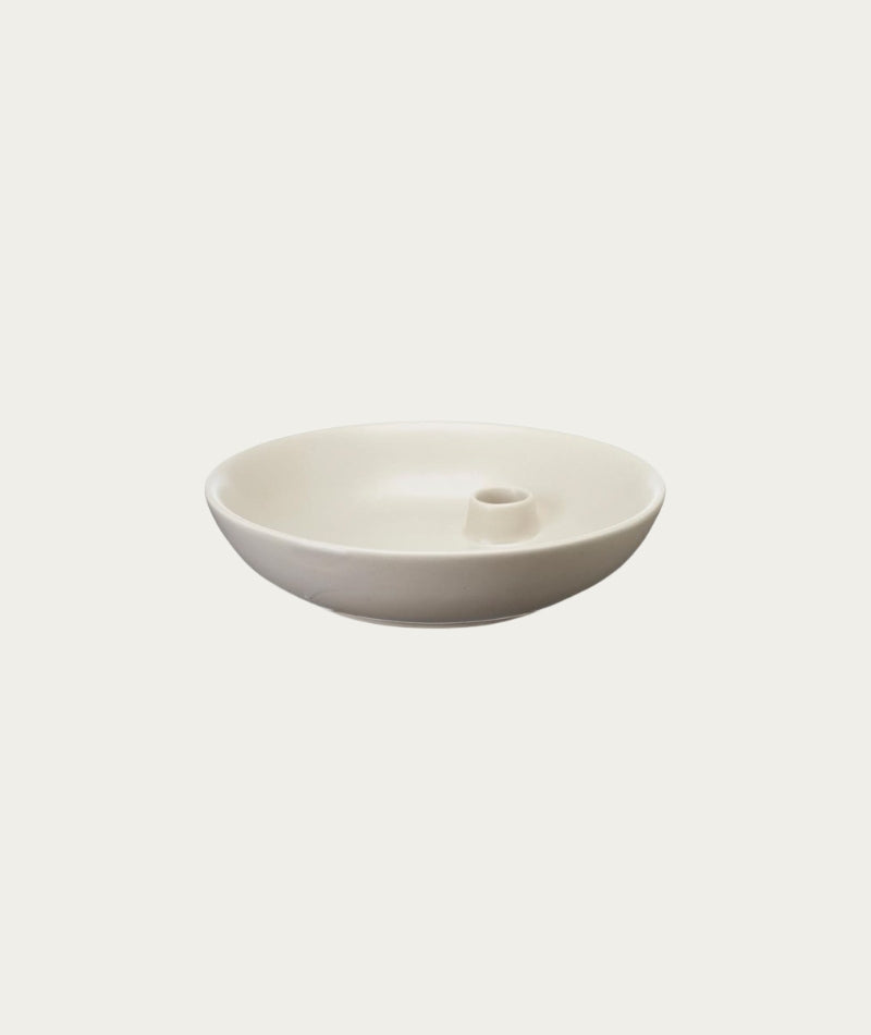 Megan Candle Holder - White