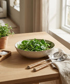 Salad Server Set - Bamboo Handles