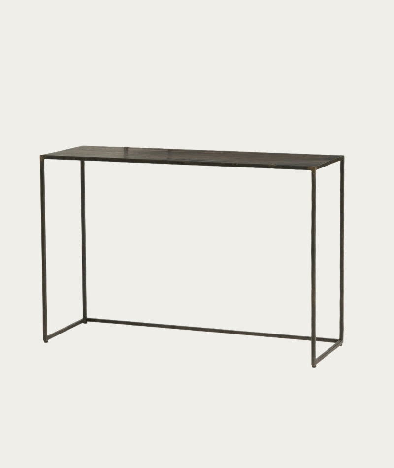 Bewmen Table – Antique Metal 128×47×90 cm