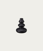 Abha Candlestick Holder - Small, Black