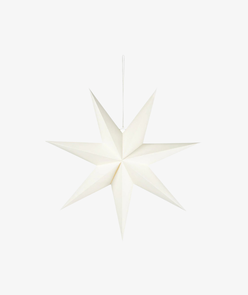 7 Point Paper Star - White