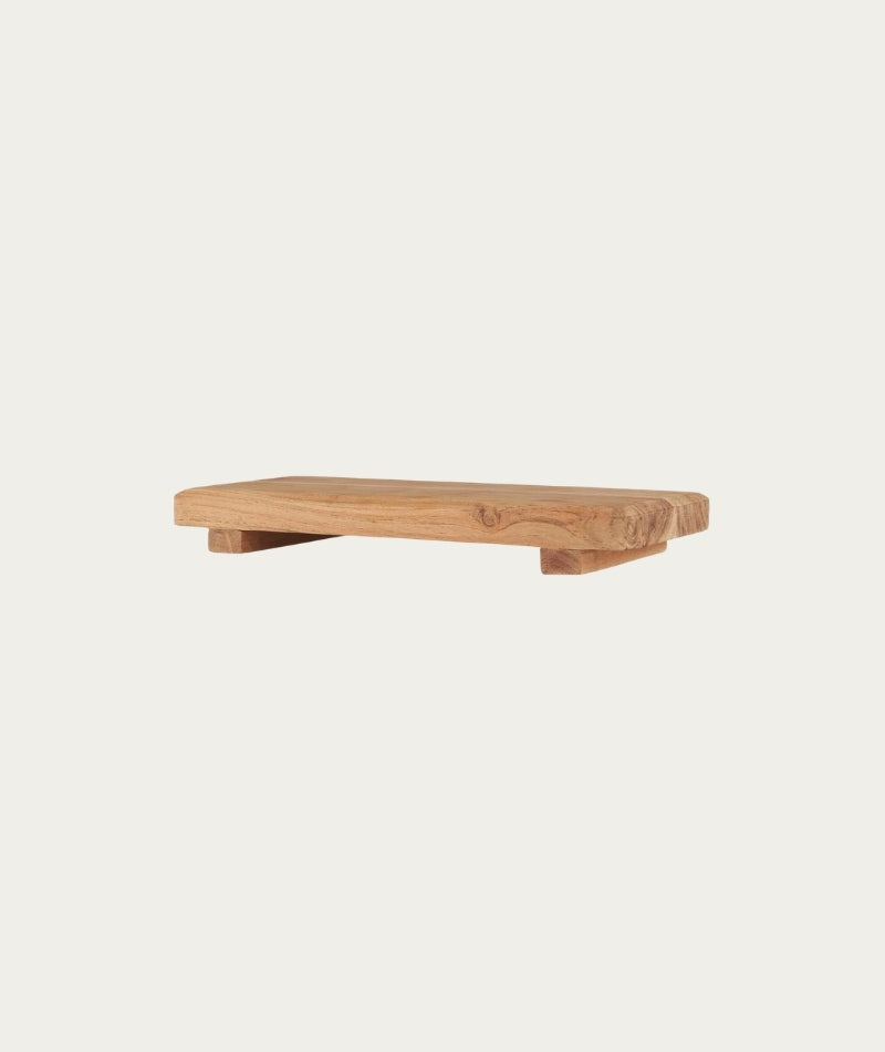 Serving board oblong with feet