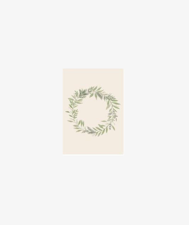 Christmas Card - Green Wreath