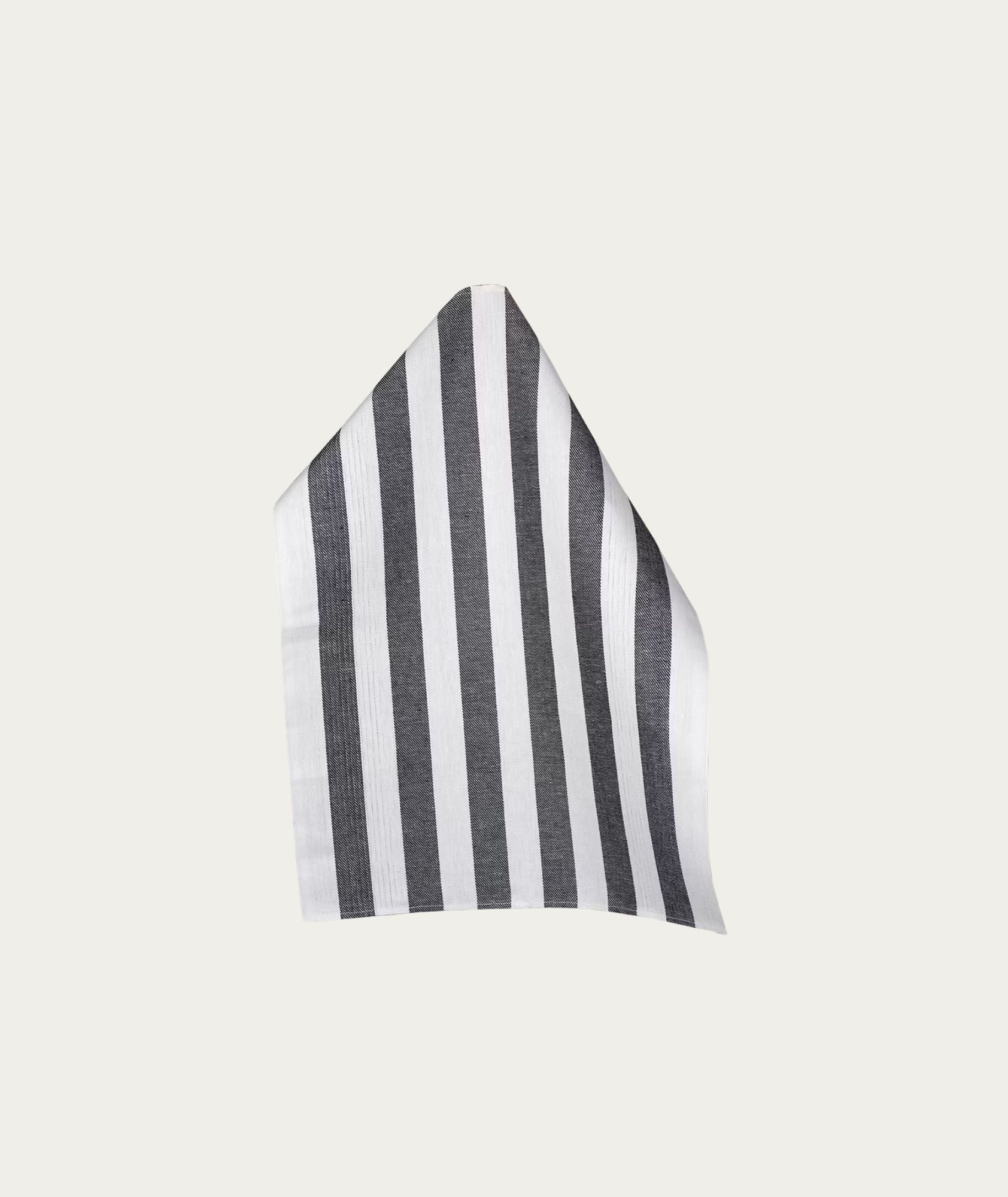 Stripe Hand Towel - Black and White