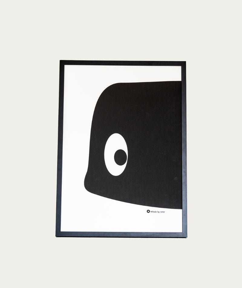 Whale Poster - 50 x 70cm