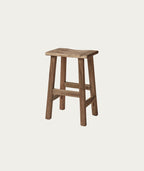 Kaida Bar Stool – Natural Wood