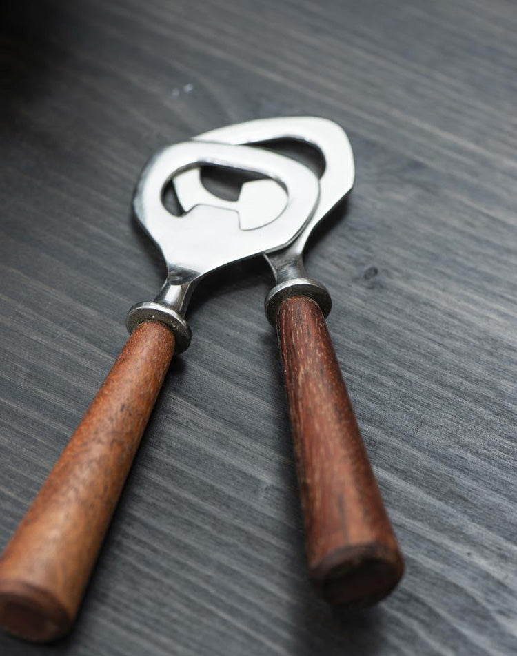 Bottle Opener with Acacia Handle