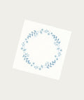 Paper Napkins - Blue Flower Wreath