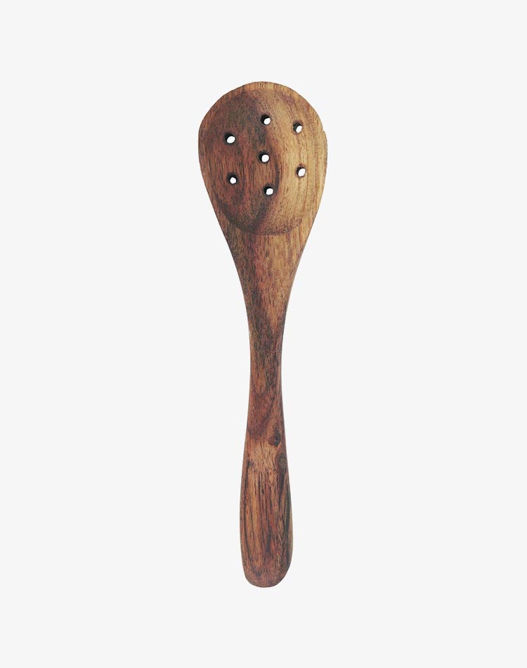 Olive Spoon with holes