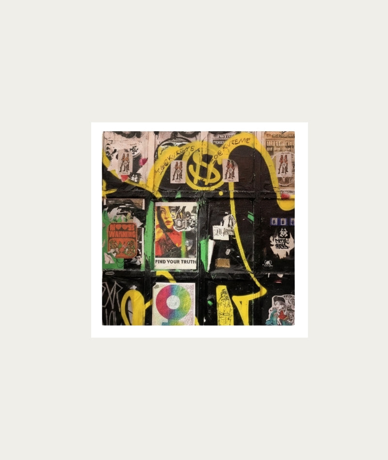 Find Your Truth, NYC Graffiti Polaroid Mural