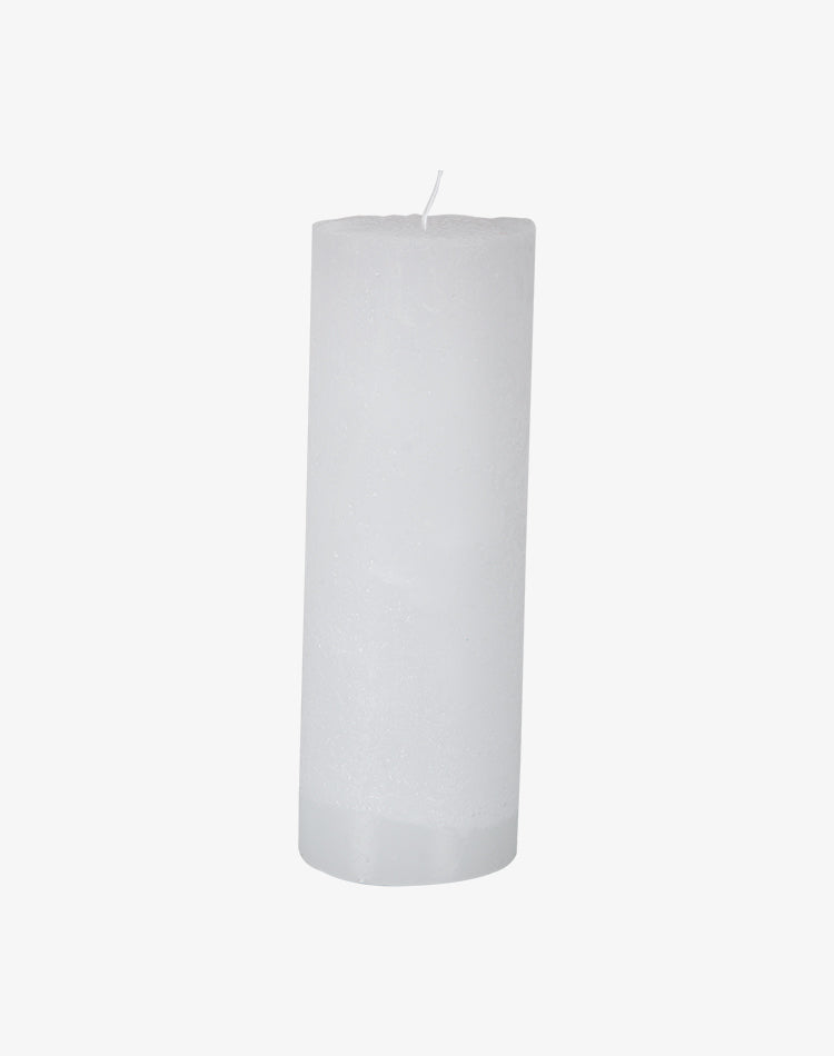 Cote Nord - Block Candle, White, Tall