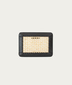 Plana Clutch Bag - Black/Natural
