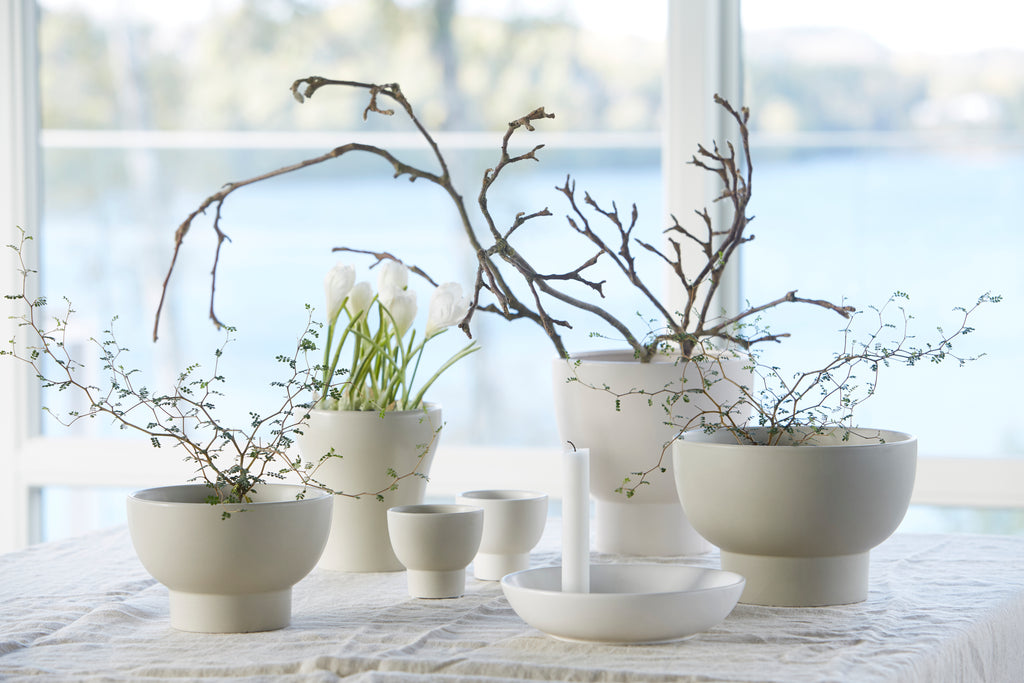 Mini Planter - Matt Linen