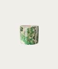 Willow Ceramic Pot – Green & White, Small
