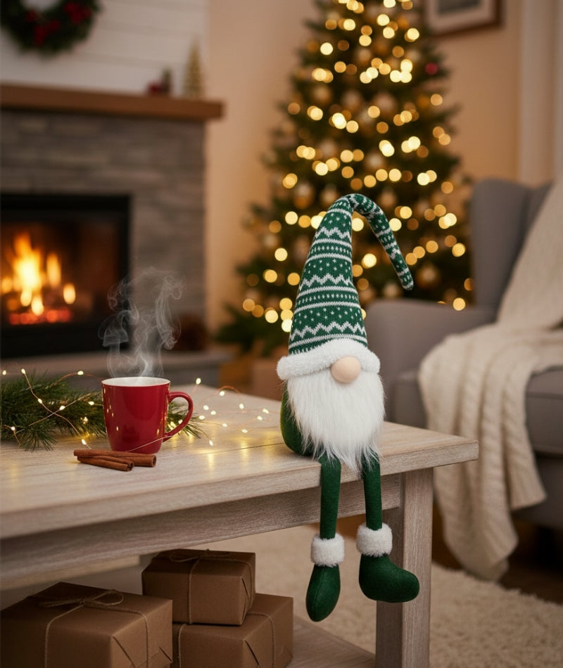 Falke Gnome - Teal Patterned Hat, Tall