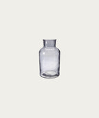 Alea Bottle Vase - Smoke, Medium
