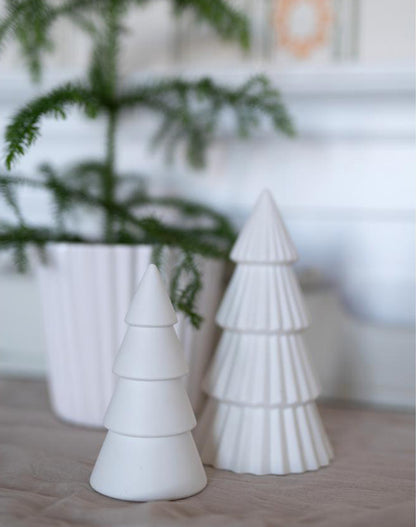 Christmas Trees - White, Tall