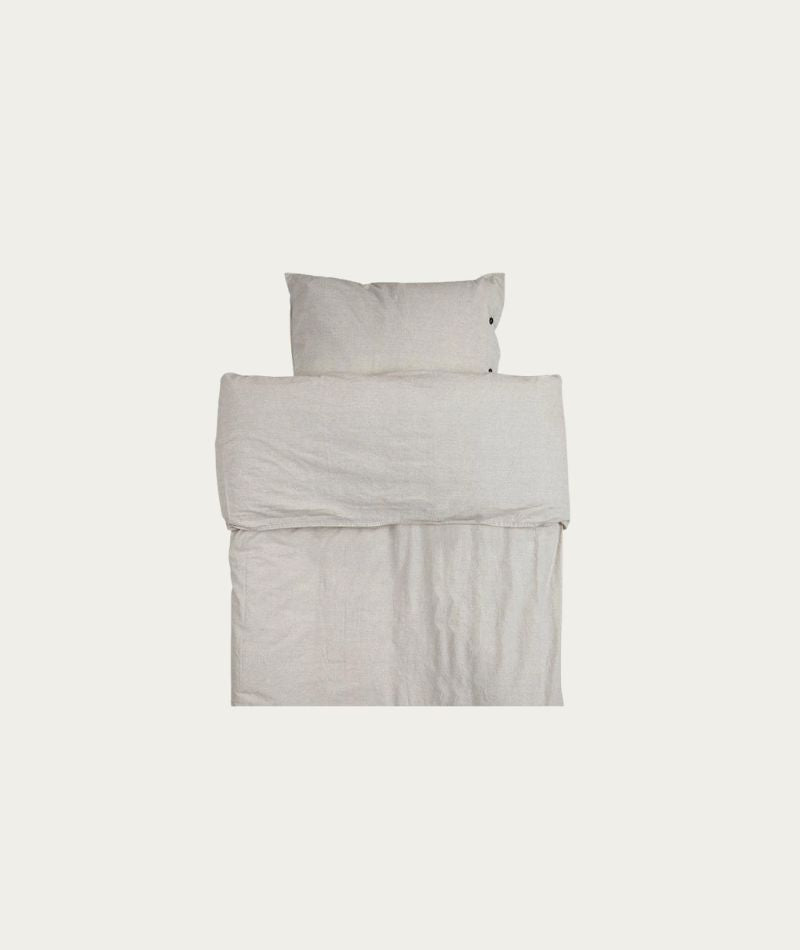 Eden Bed Set - Light Grey - Single bed set