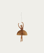 Paper Ballerina in Relevé Position - Brown