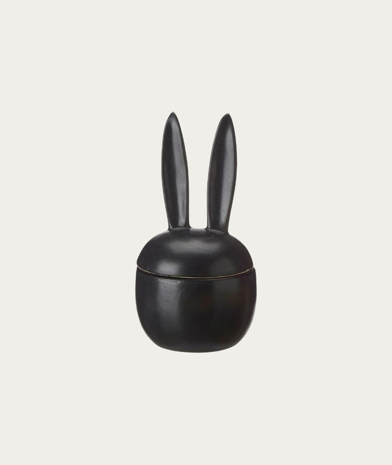 Elaria Rabbit Jar - Black