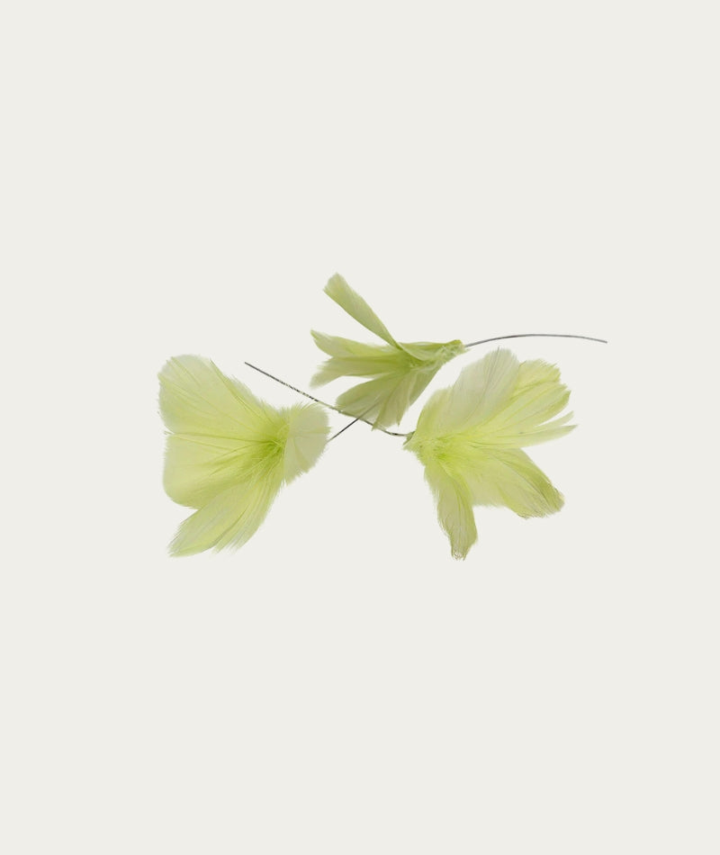 Feather Flower - Lime