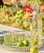 Summer Field Drinking Glass – Floral Design