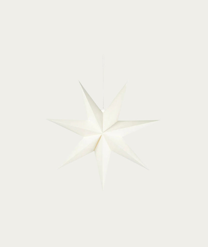 7 Point Paper Star - White